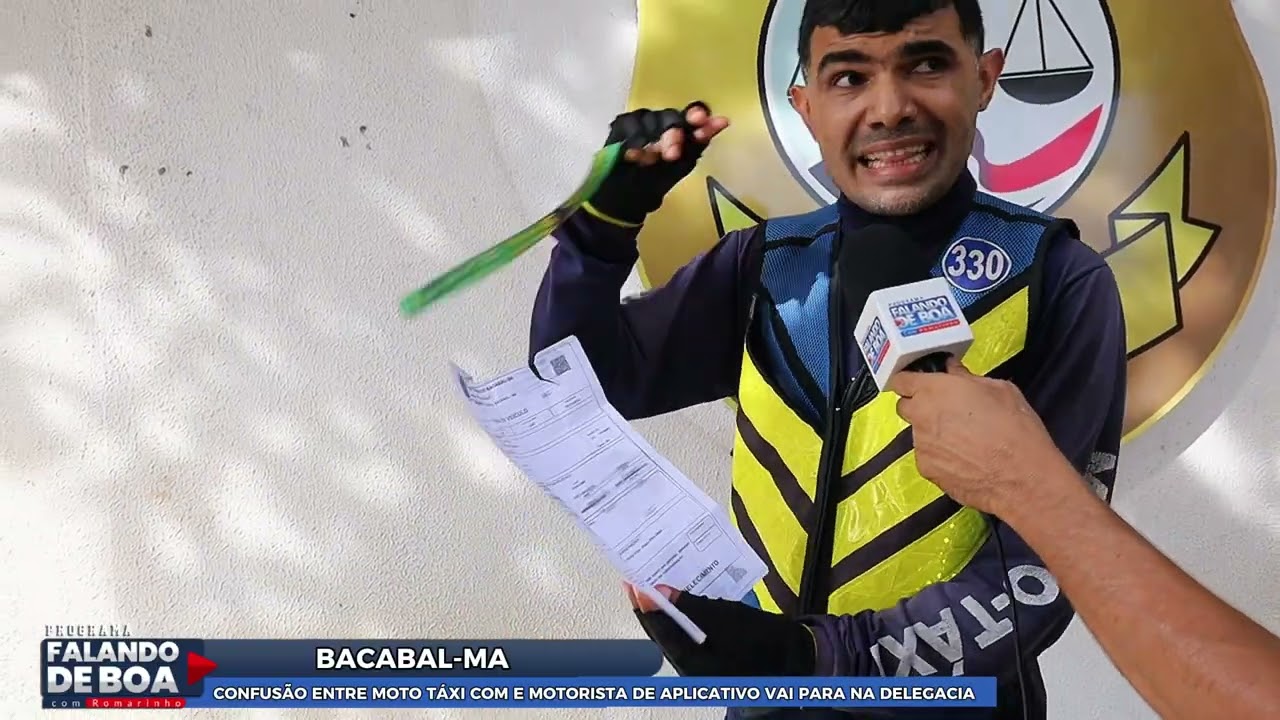 CONFUSÃO ENTRE MOTO TÁXI COM E MOTORISTA DE APLICATIVO VAI PARA NA DELEGACIA