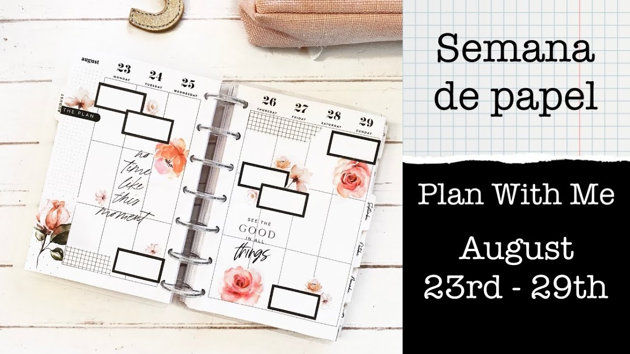 [ENGLISH] Plan With Me: August 23rd - 29th, 2021 (MINI VERTICAL HAPPY PLANNER)