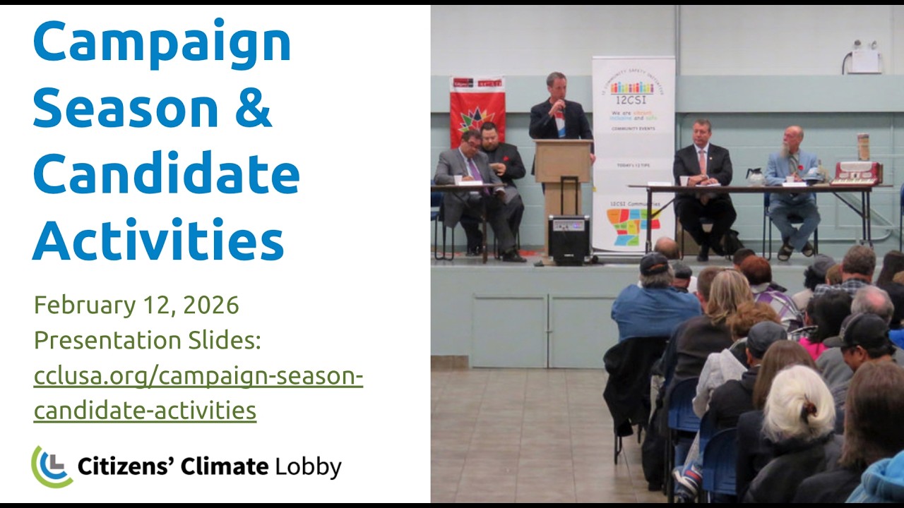 CCL Training: Campaign Season & Candidate Activities