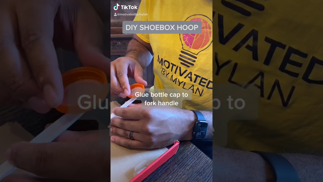 DIY Shoebox Hoop | Motivated By Mylan | TikTok