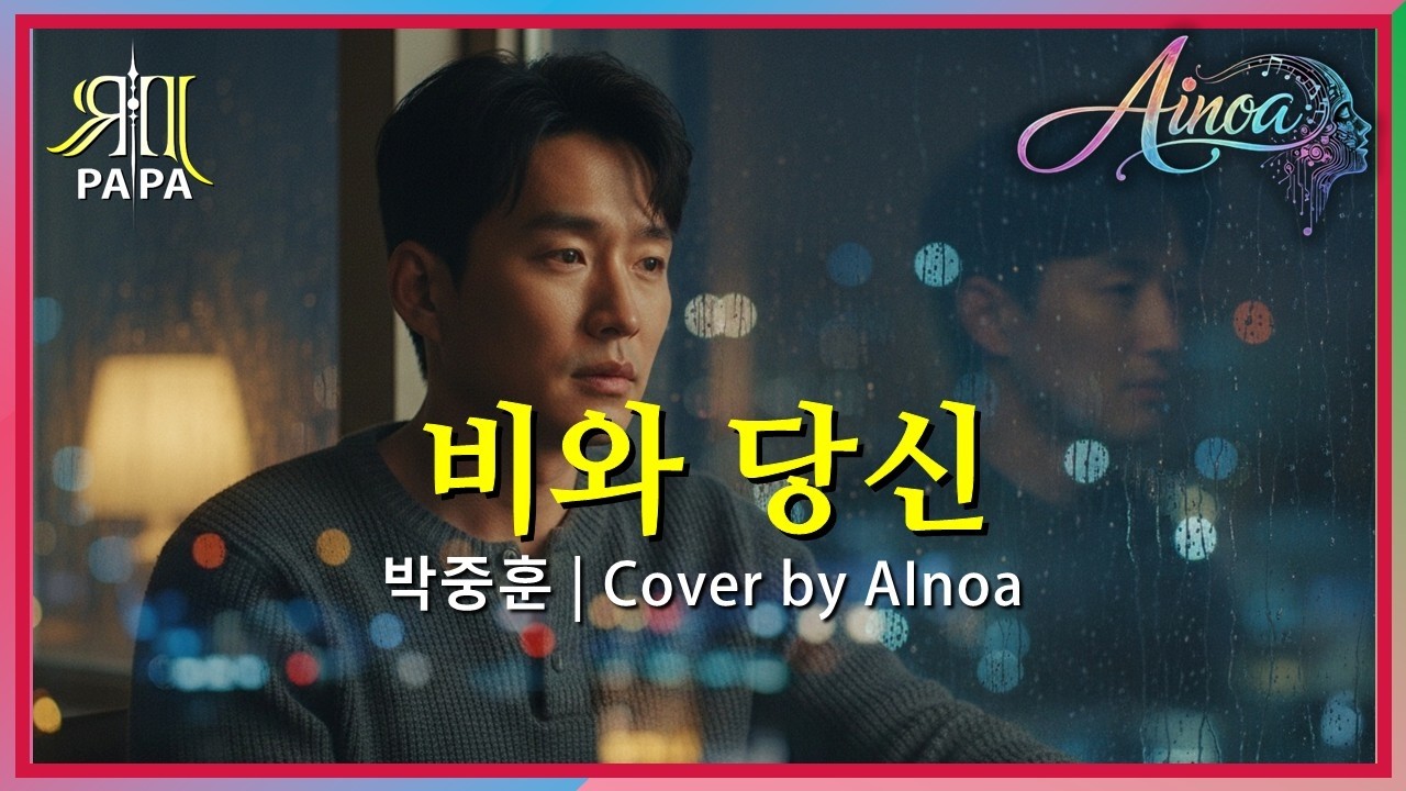 비와 당신 - 박중훈 | Cover by AInoa (가사/Lyrics) | High Quality Audio