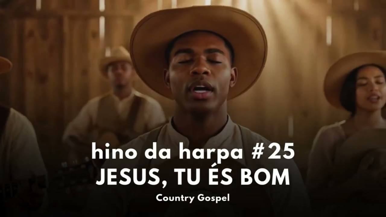 JESUS, TU ÉS BOM / HINO DA HARPA #25 / COUNTRY GOSPEL #countrygospel