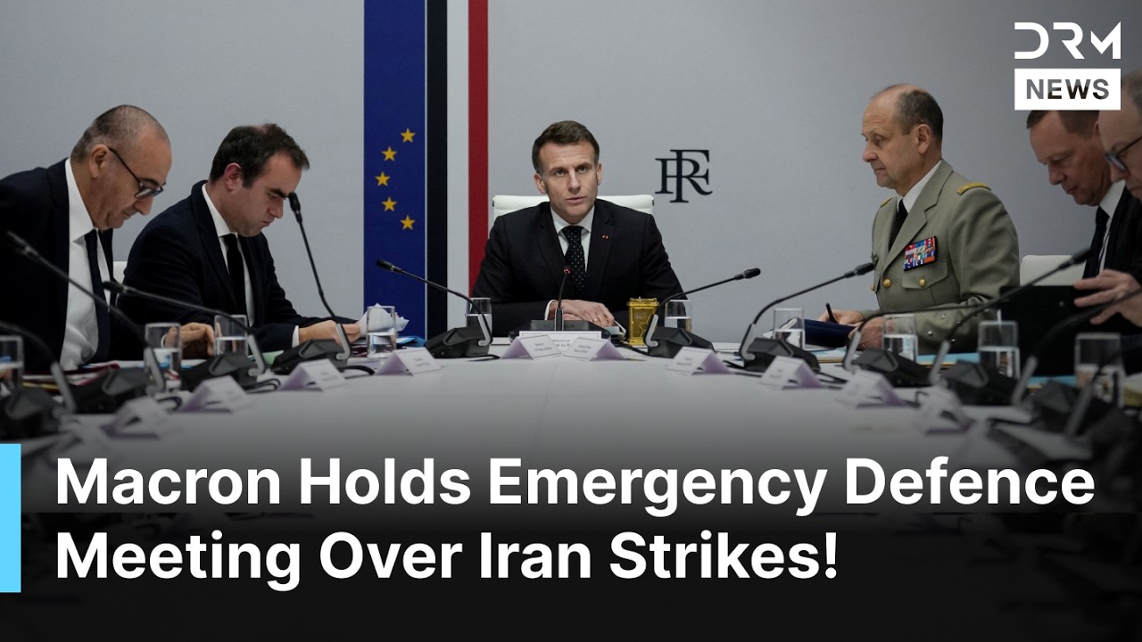 BREAKING: French President Macron Calls Emergency Defence Council Amid Iran Strikes | AH1Z
