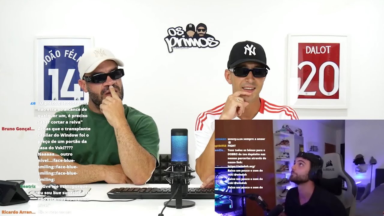 OS PRIMOS REAGEM A WINDOH EM CHAMADA COM TIAGOVSKI