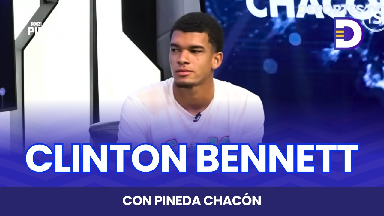 Con Pineda Chacón - Clinton Bennett, jugador club Olimpia