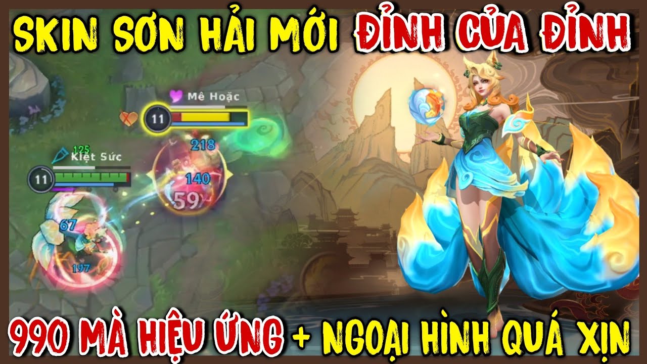 TỐC CHIẾN : Ahri Sơn Hải Thủy Thần Quá Xịn, Dù Chỉ Là Bậc 990 Nhưng Lại Rất Đã Mắt