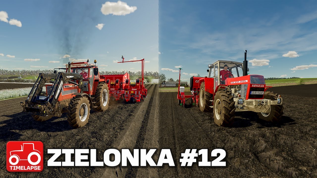 PLANTING POTATOES & SUNFLOWERS FOR POTATO CHIP PRODUCTION!! FS22 Timelapse Zielonka Ep 12