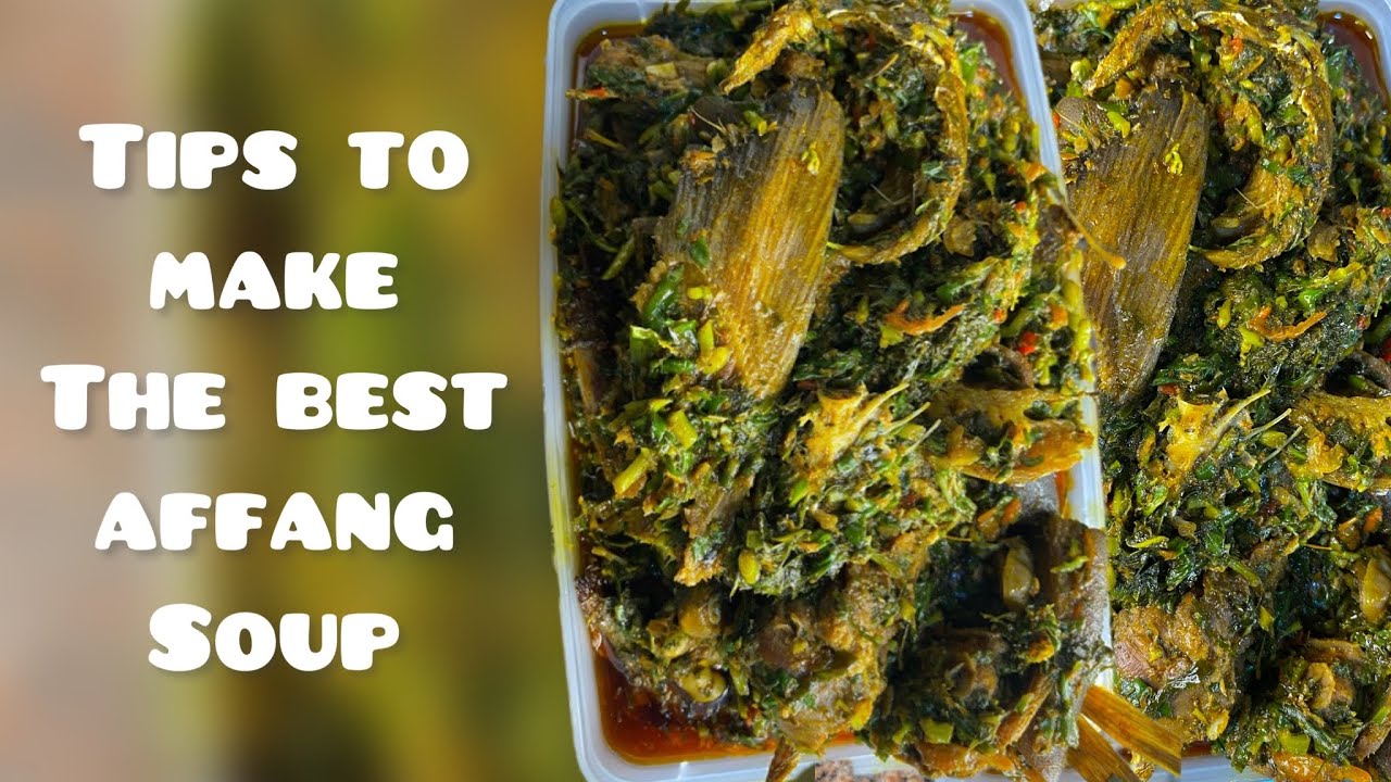 HOW TO MAKE THE BEST AFANG SOUP #afangsoup #howtomakeafangsoup #africandishes #african #howto