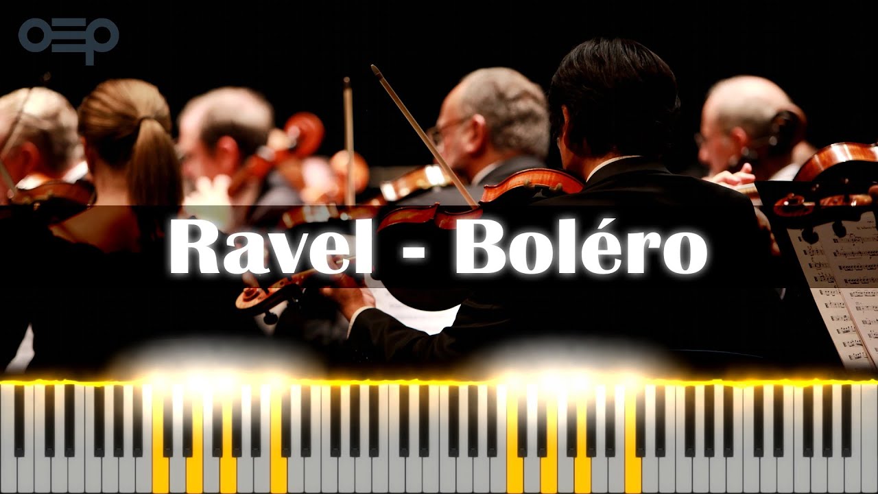 Ravel - Boléro (BBC Symphony Orchestra VST) with MIDI Visualizer 4K | Classical Music