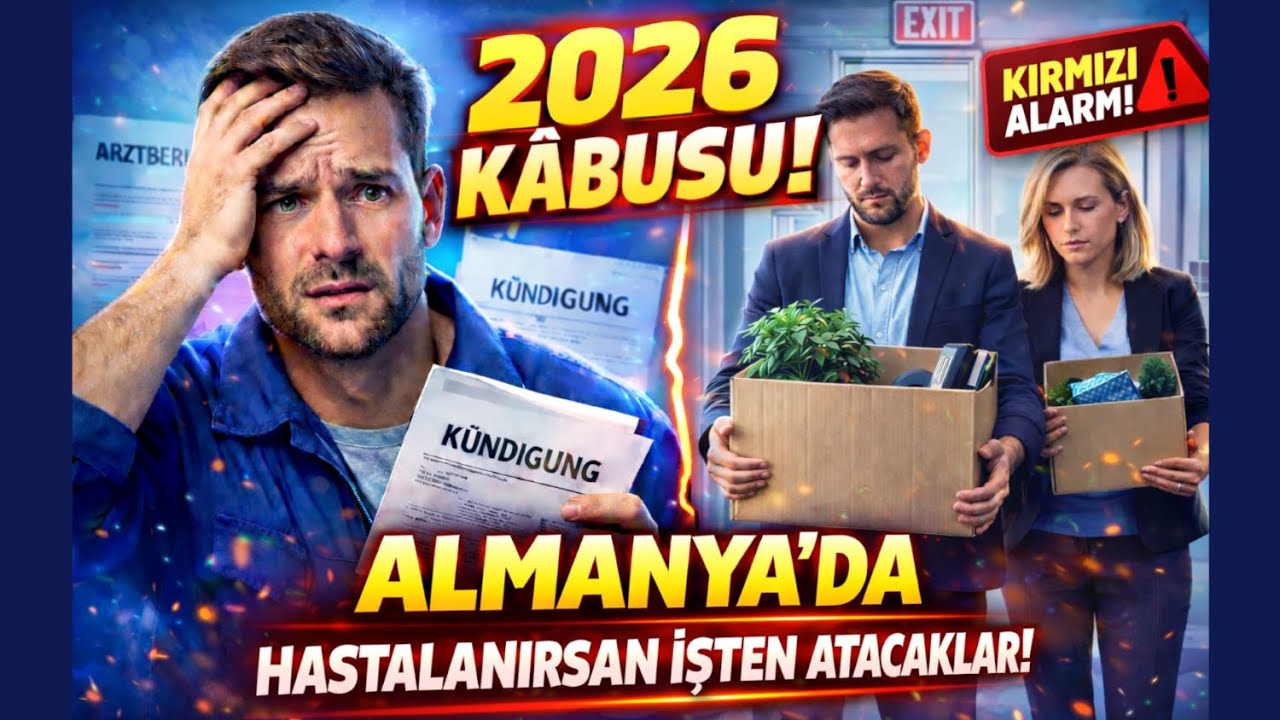 Almanya’da Büyük Değişiklik! 2026’da Hasta Olan İşçi İşten Atılacak mı?