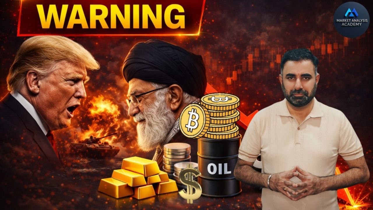 Iran War Panic🚨 Crude Spikes | Equities Crash | What’s Next..?