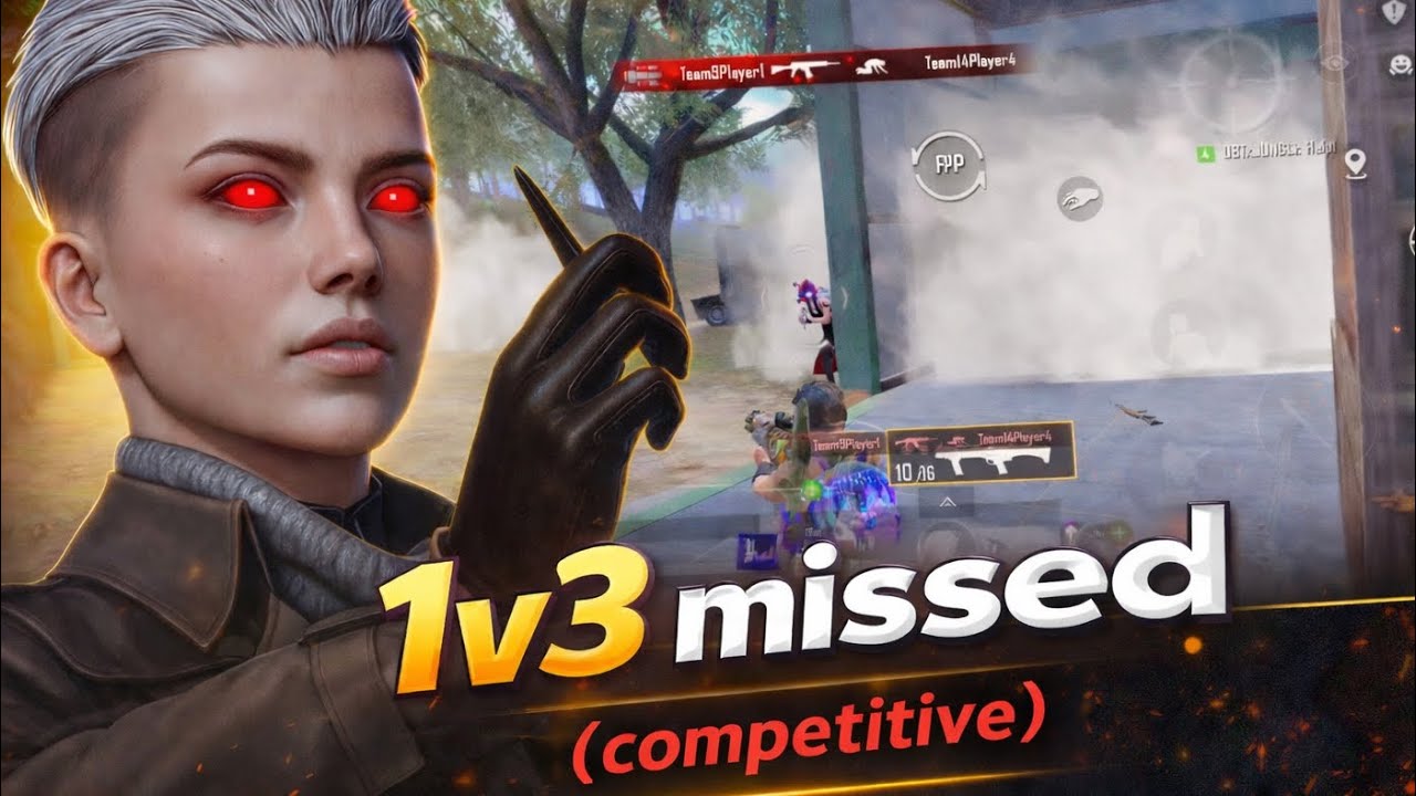 1V3 FAILED 💔 #bgmi #esports #krafton #bgis 