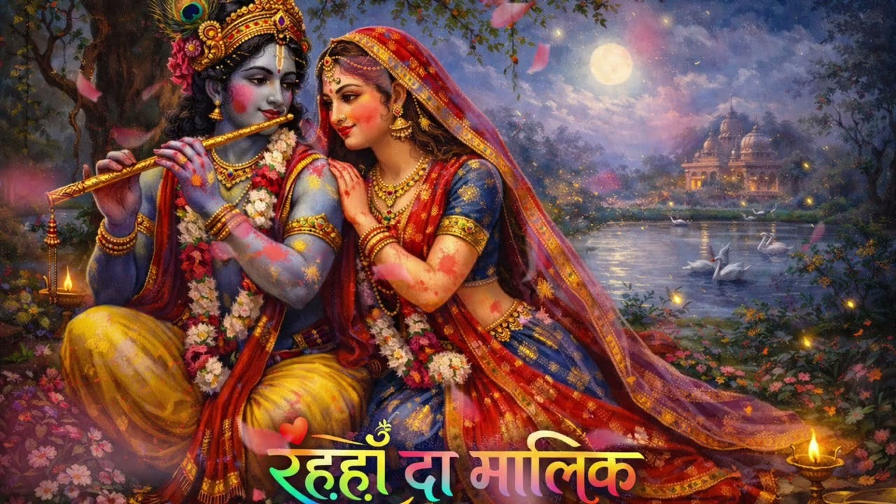 🕉️ रूहां दा मालिक – मन को छू लेने वाला राधा कृष्ण भजन 💖#radhakrishna