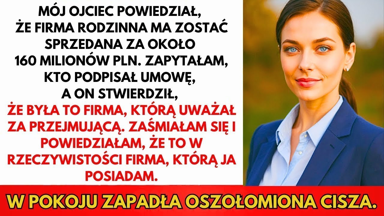 W Boże Narodzenie Ojciec Powiedział   Sprzedajemy Firmę—A Ty Jesteś Poza Transakcją