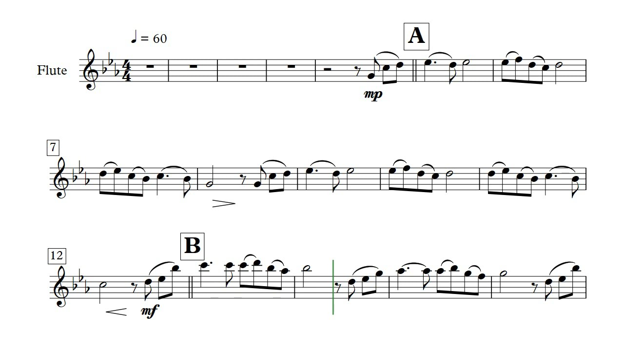 Song From a Secret Garden - Flute (Sheet Music)