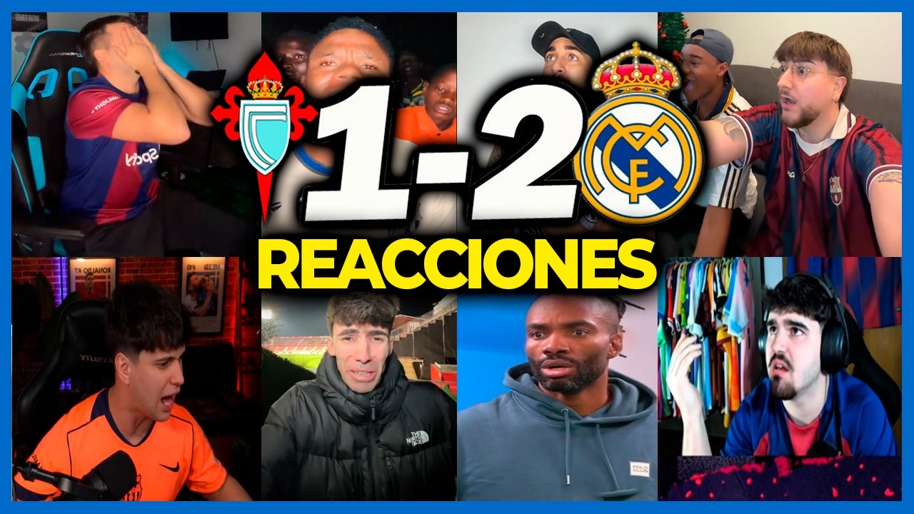 LAS MEJORES REACCIONES y LLOROS CULÉS a LA VICTORIA del REAL MADRID al CELTA DE VIGO en LA LIGA 🏆