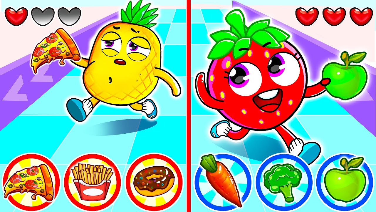 Healthy Food vs Junk Food | No Sweets Allowed! Learn Healthy Eating for Kids | Yum Yum Kids Songs