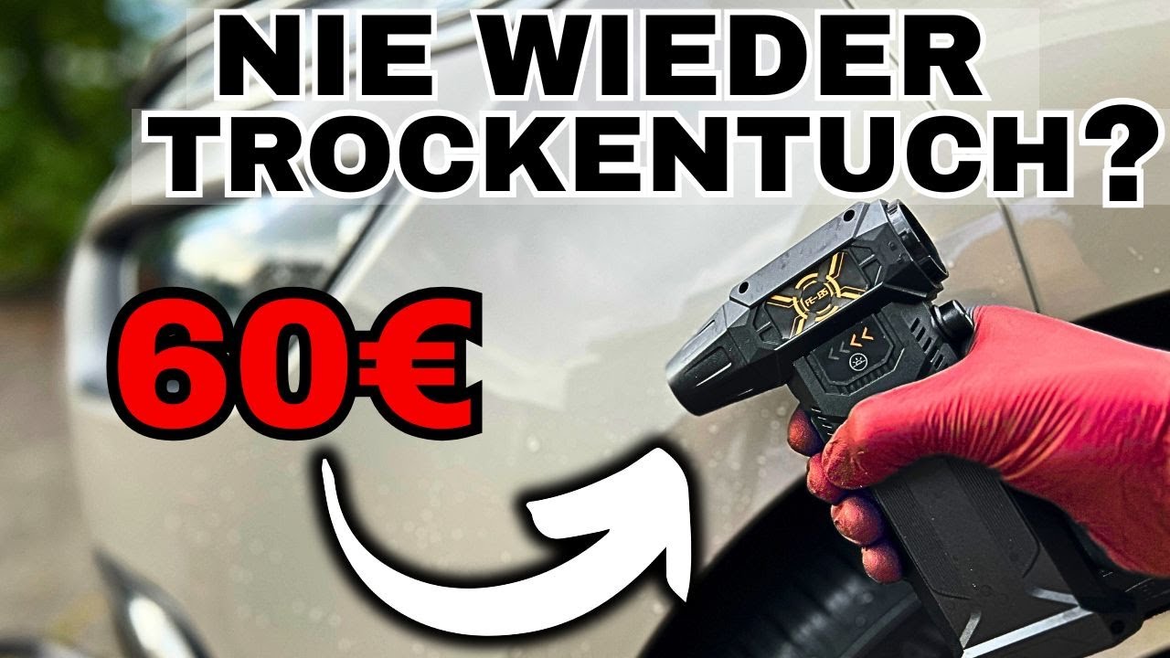 Auto schnell trocknen OHNE Trockentuch? 🧐 China-Blower im Test!