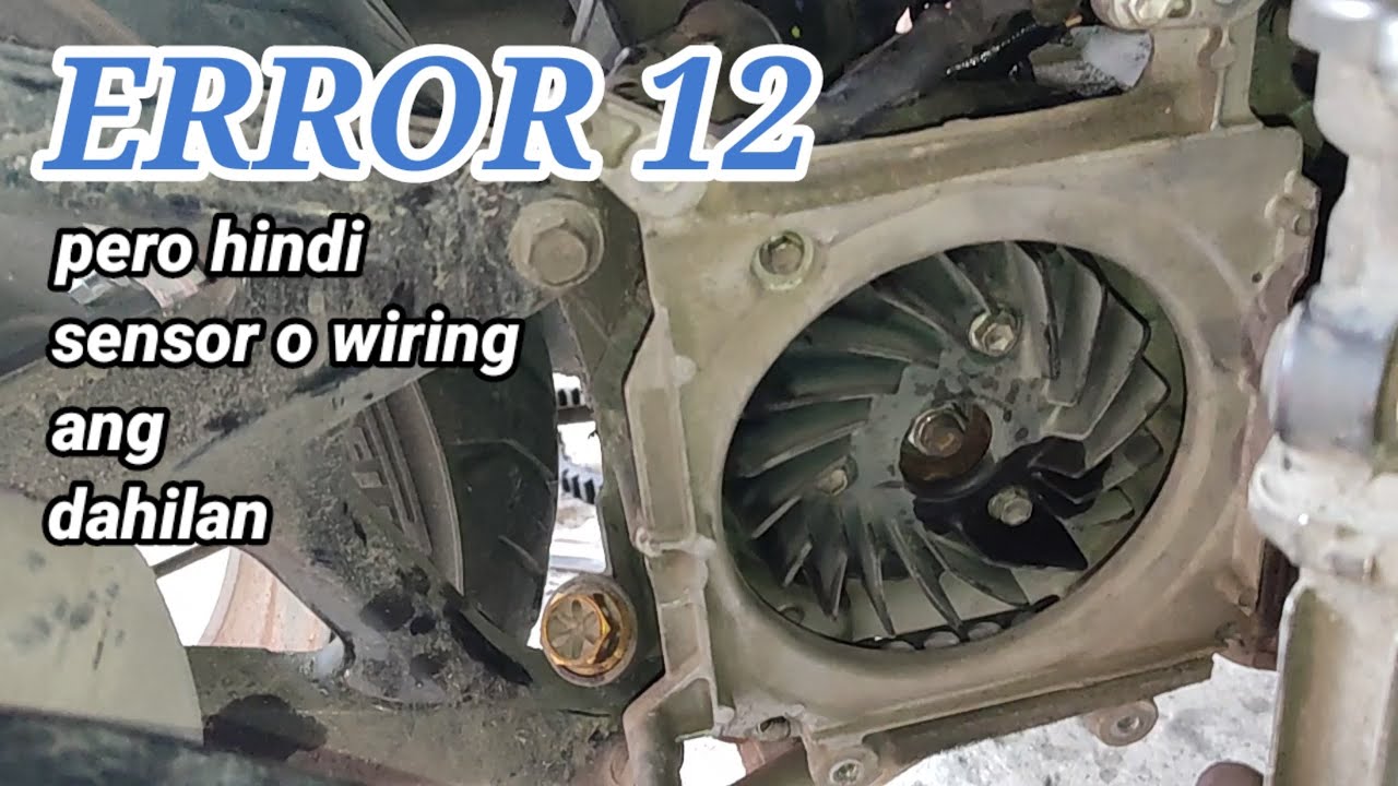 ERROR 12 Yamaha AEROX, CKP sensor at iba pang posibleng dahilan ng error 12