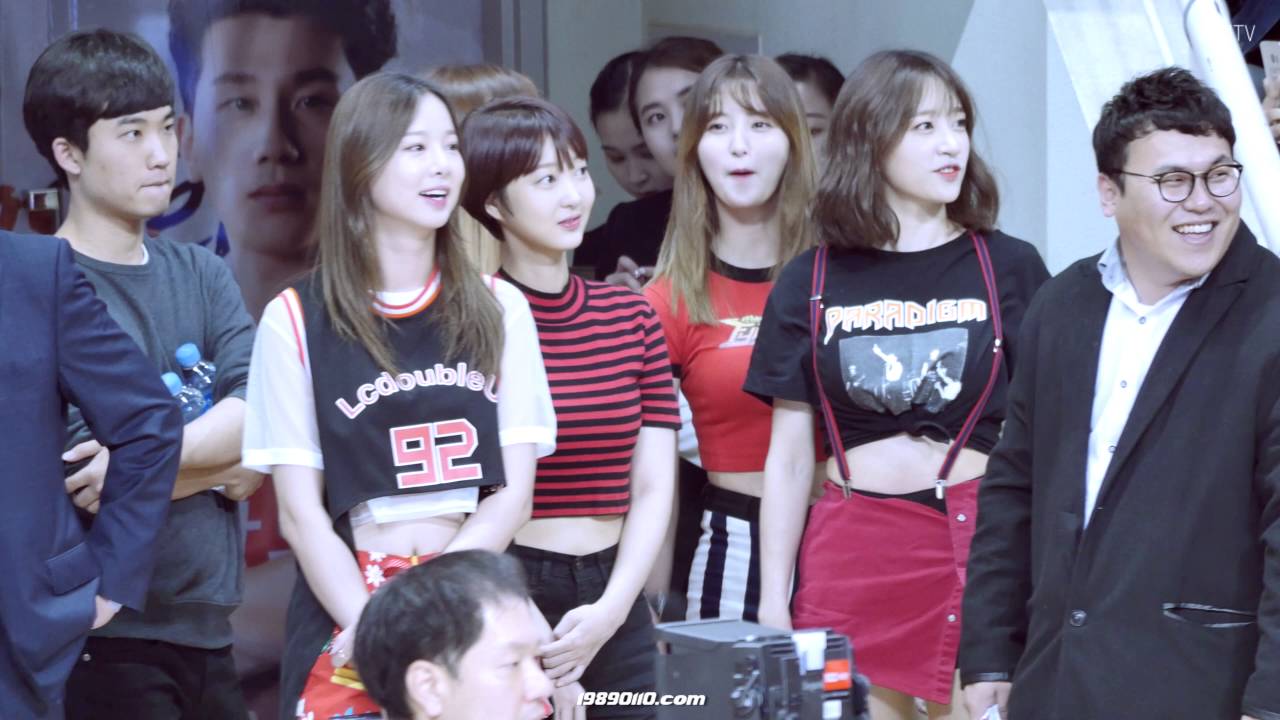 [4K] 161022 EXID 프로농구 안양 KGC 개막전 축하공연 대기 + 멘트CUT