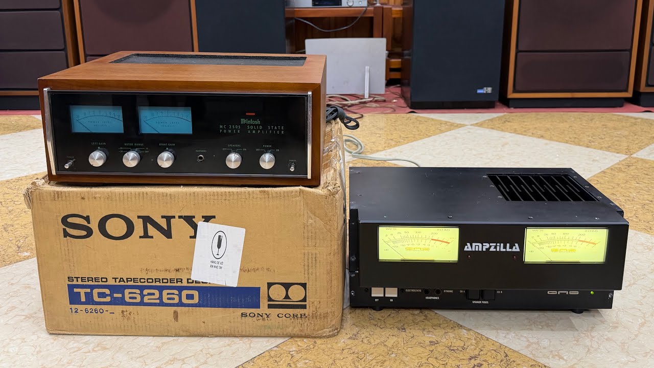 Amply Mclntosh Ful Thùng Xốp  1100W Mới Tinh Giá Hơn 1 Triệu TUYẾN AUDIO 0917 838 969