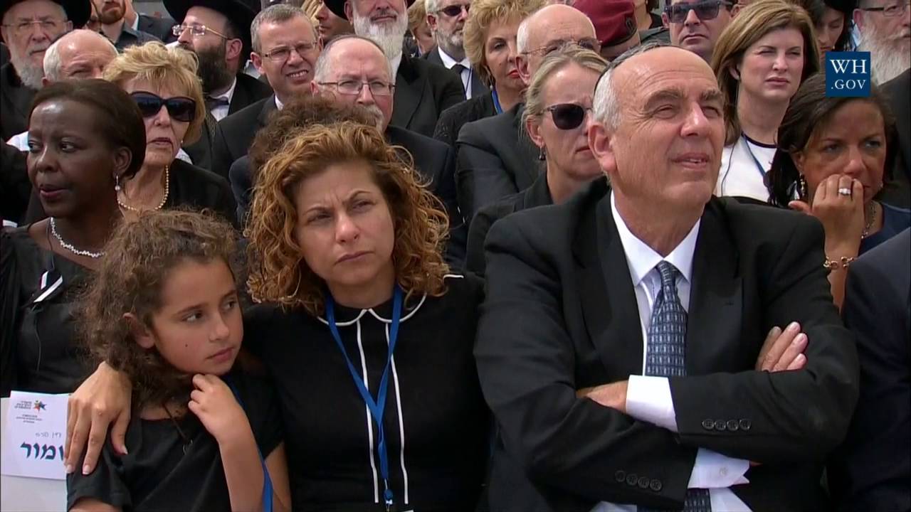 President Obama Attends the Memorial Service for Former Israeli President Shimon Peres