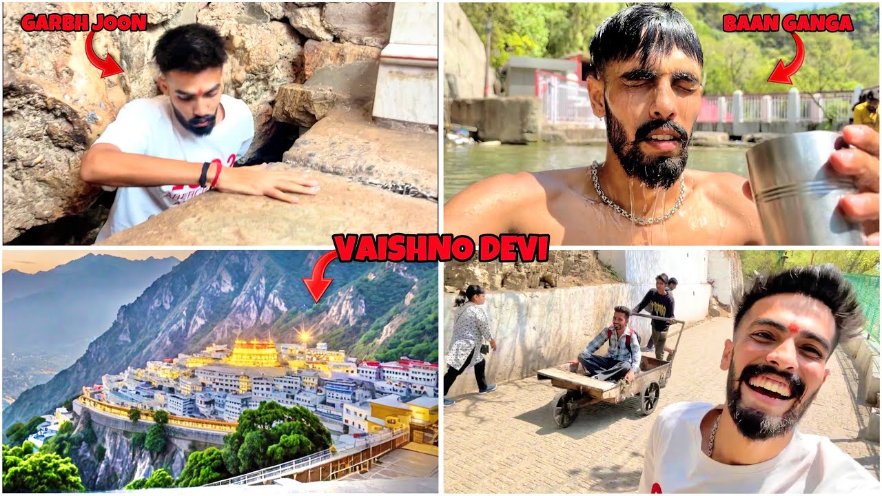 Vaishno Devi Yatra 2025 | Ardhkuwari Garbh Joon Gufa Video | Baan Ganga Vlog | Yogesh 01