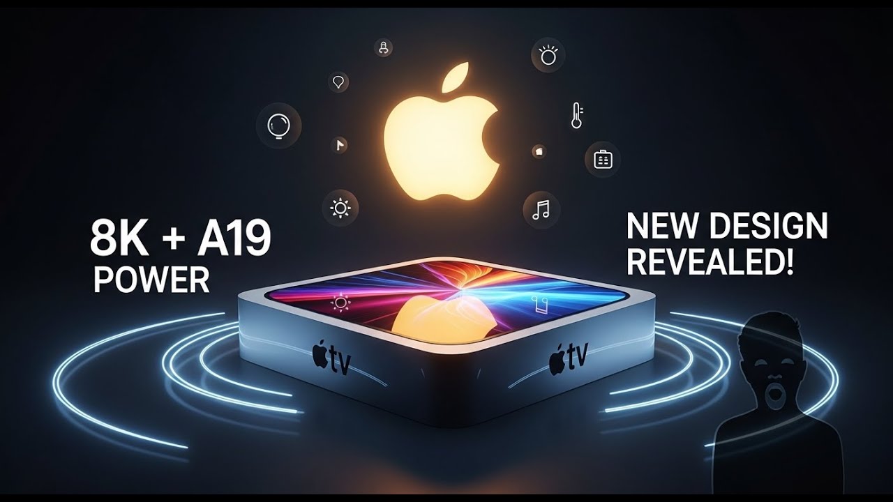 Apple TV 2026 FIRST LOOK - 8K Support, A19 Power & A Game-Changing New Design!
