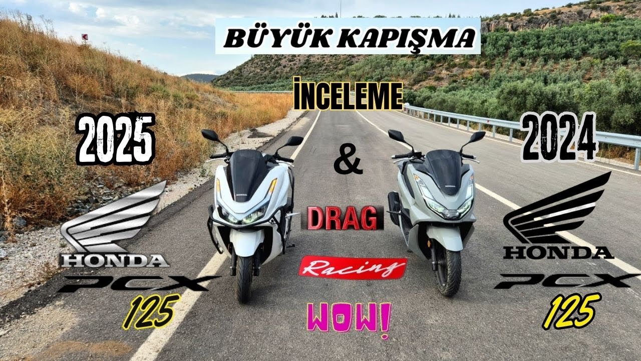 2025 Honda Pcx 125 vs 2024 Honda Pcx 125 Karşılaştırma & Drag Yarış
