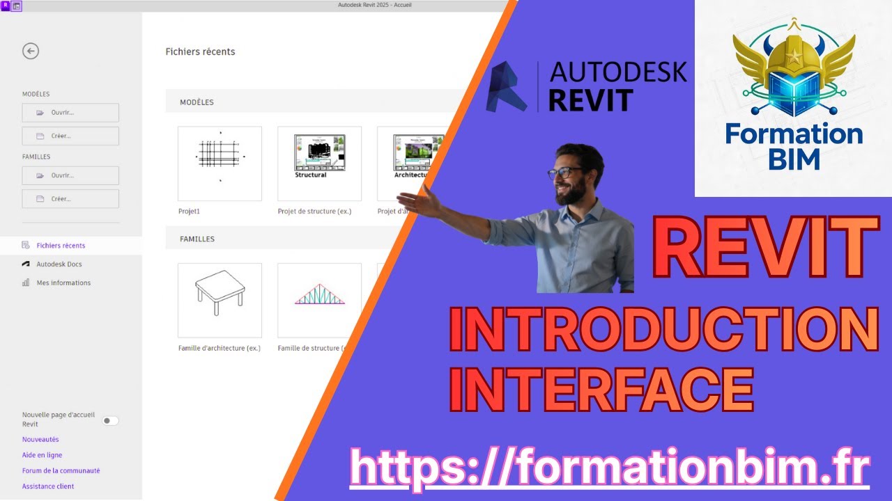Formation Revit offerte _ Interface