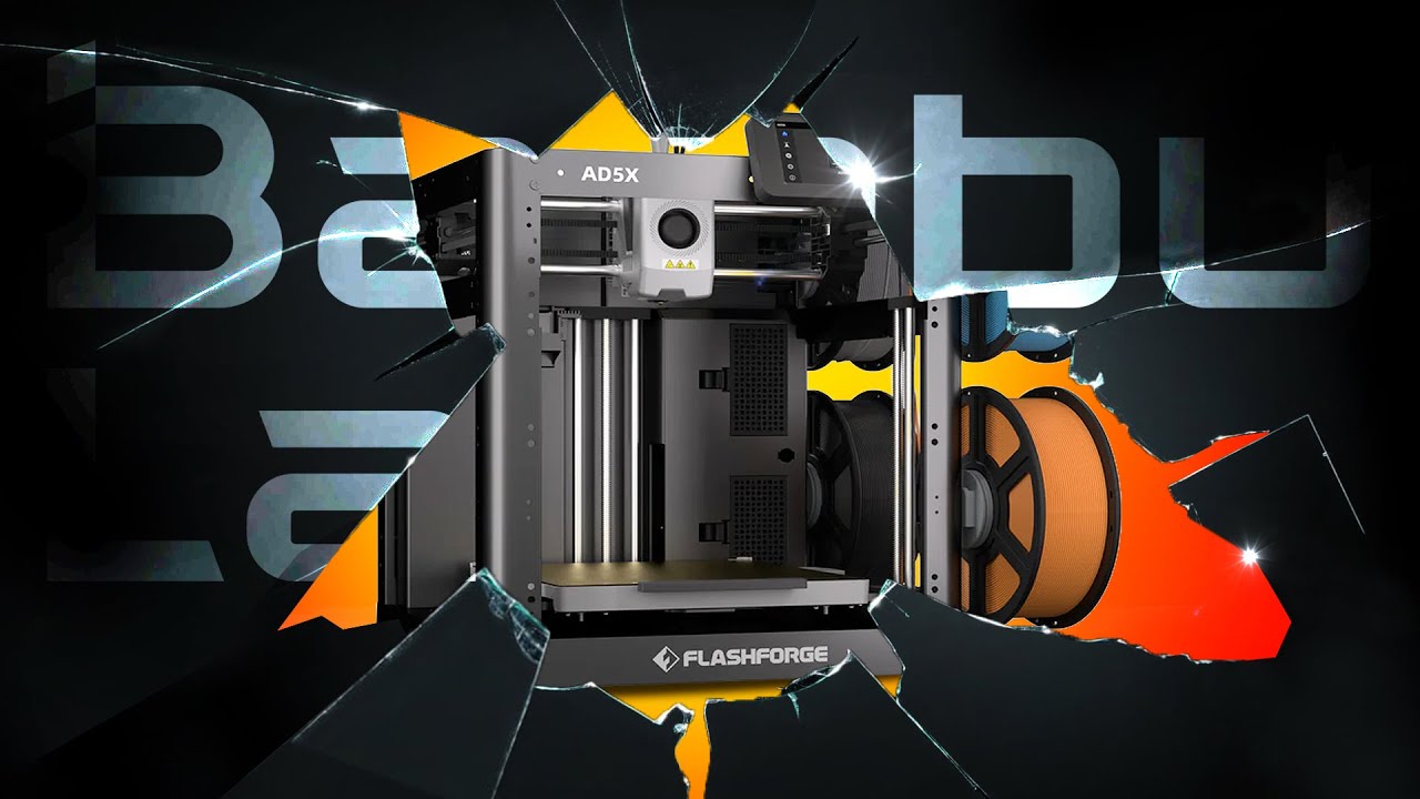 Is The FLASHFORGE AD5X Really The Bambu Labs A1 Slayer #flashforge #3dprinting #ad5x