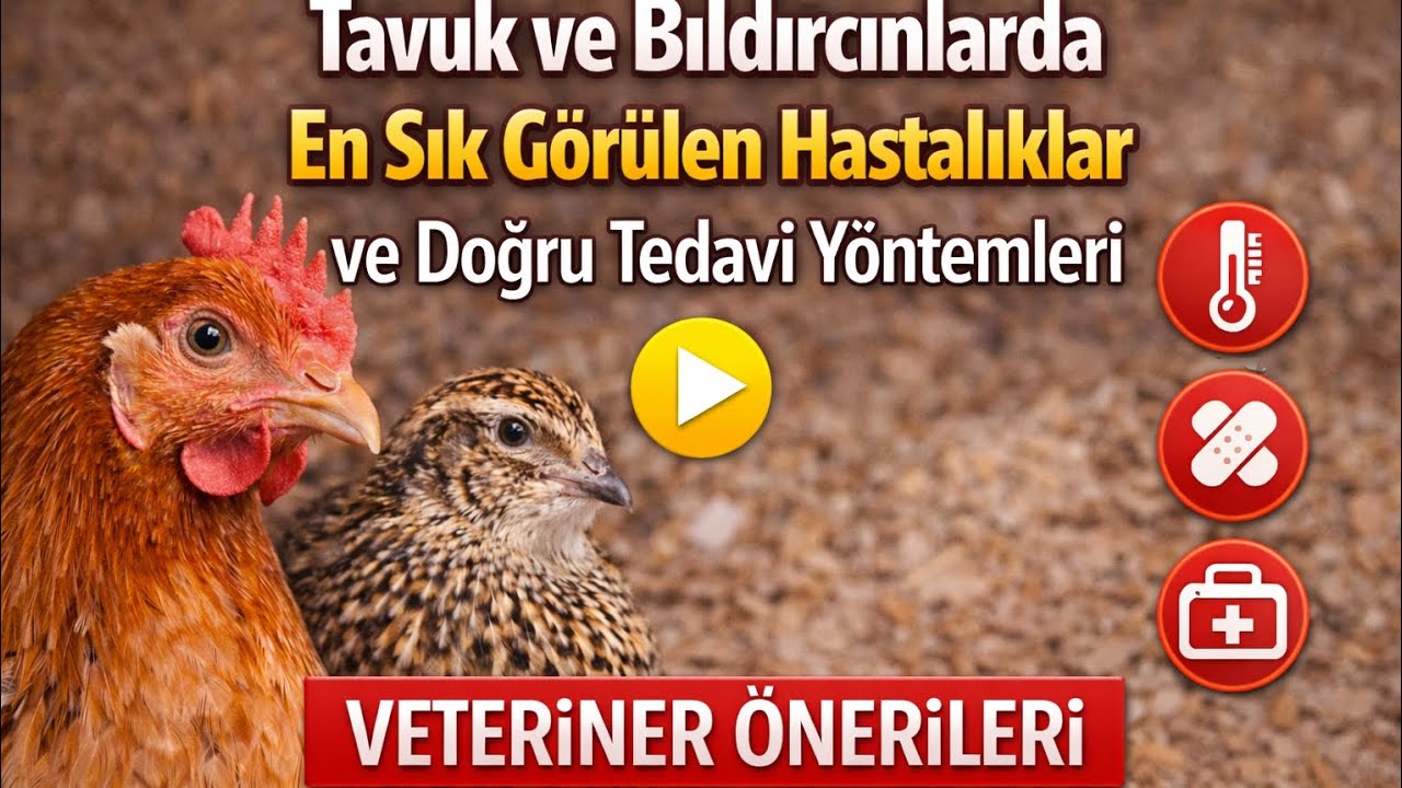 “Tavuk ve Bıldırcınlarda En Sık Görülen Hastalıklar ve Doğru Tedavi Yöntemleri”