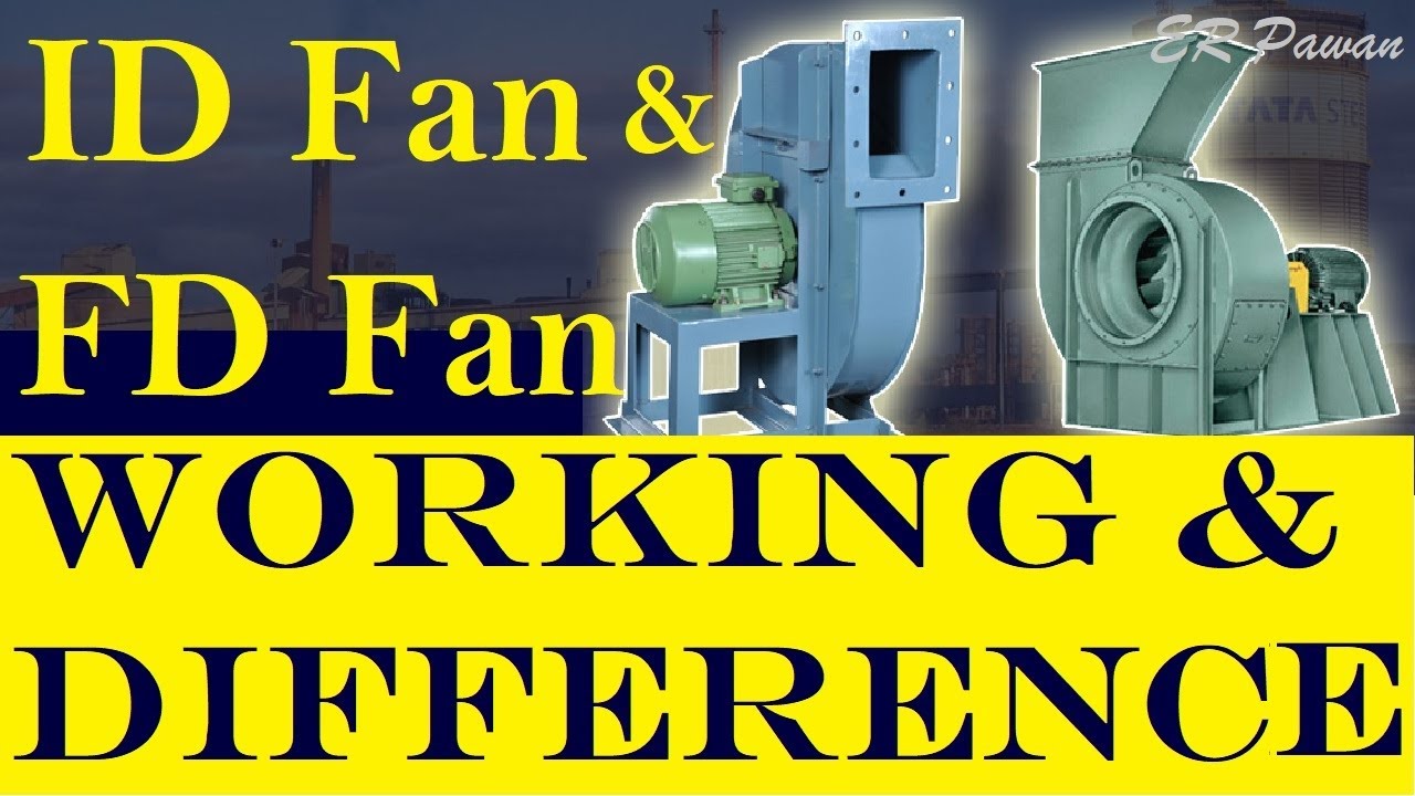 Forced Draft and Induced Draft Fans working and difference in Steam Boilers. Boiler's FD and ID fan