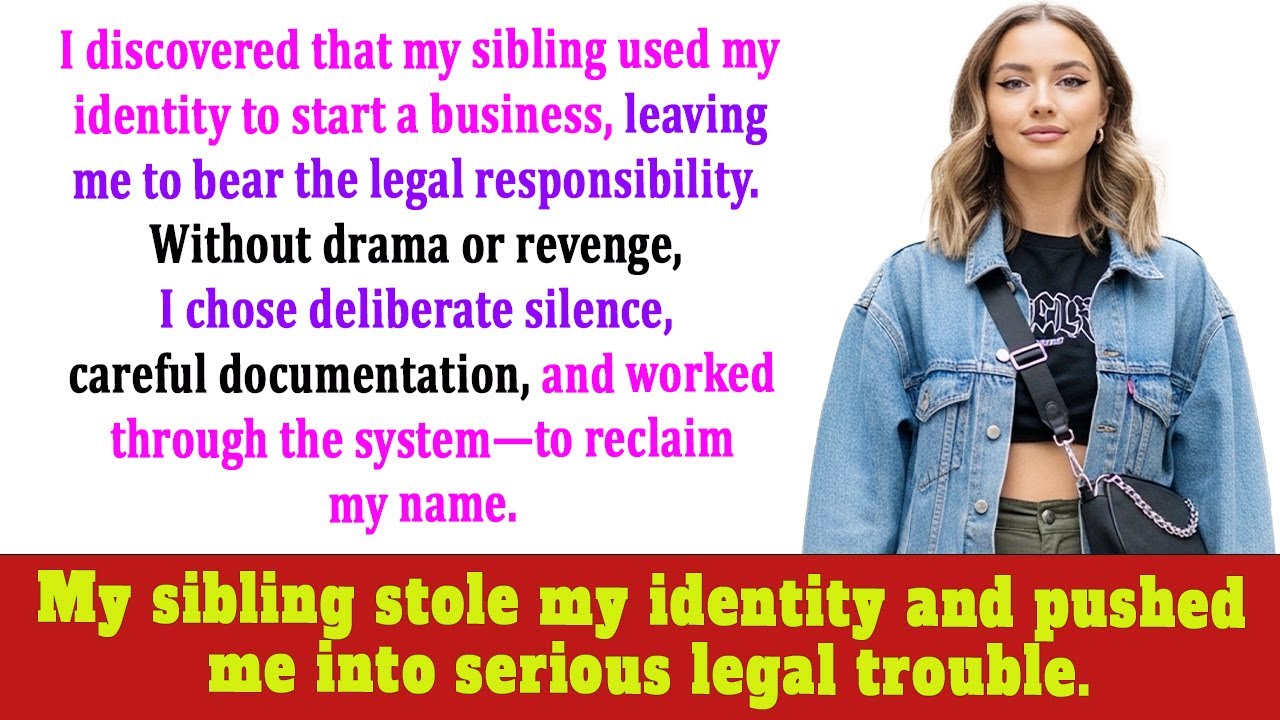 My Sibling Opened a Business Using My Identity