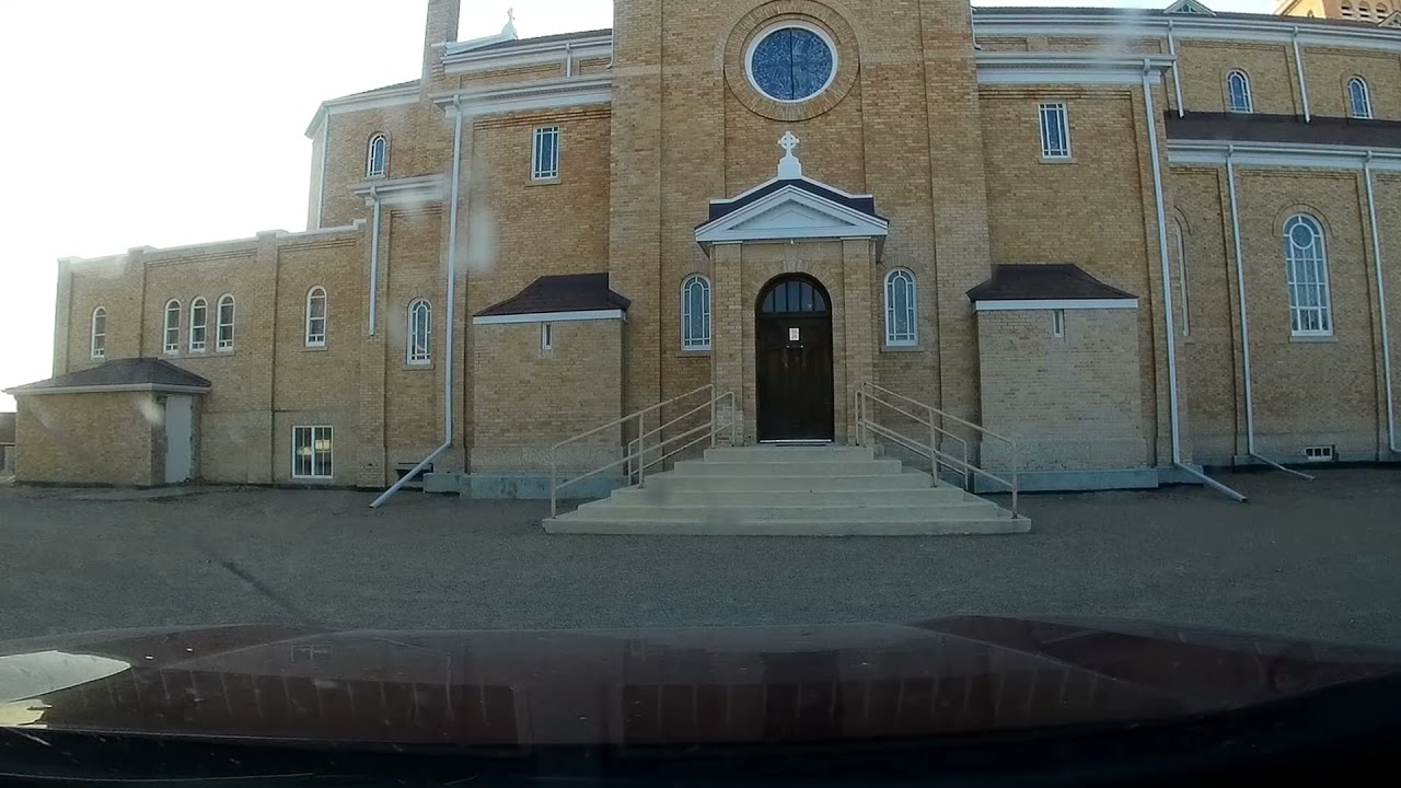 Balade en voiture à Gravelbourg (Sask.) et les environs