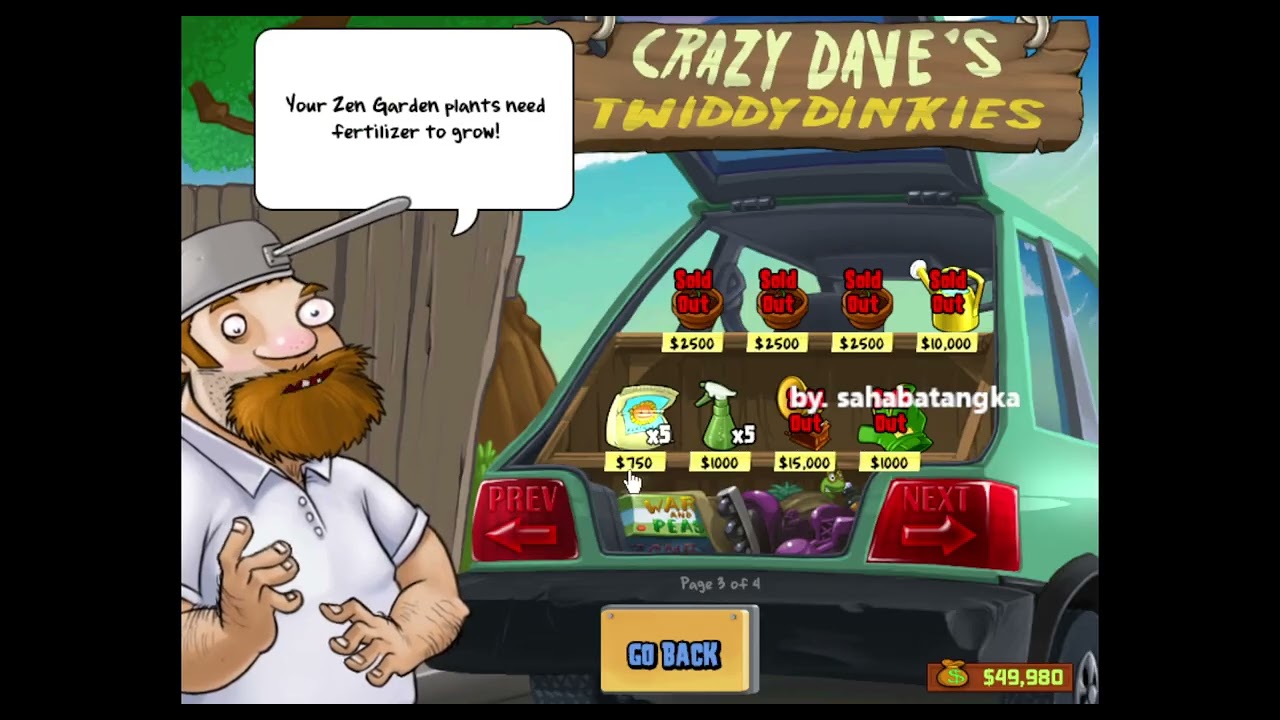 Zen Garden I Plants Vs Zombies