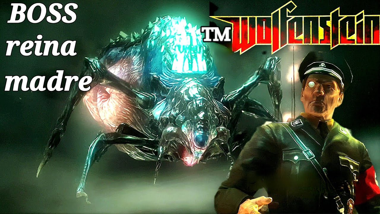 Wolfenstein/el castillo de calavera☠️ aliens la reina madre BOSS