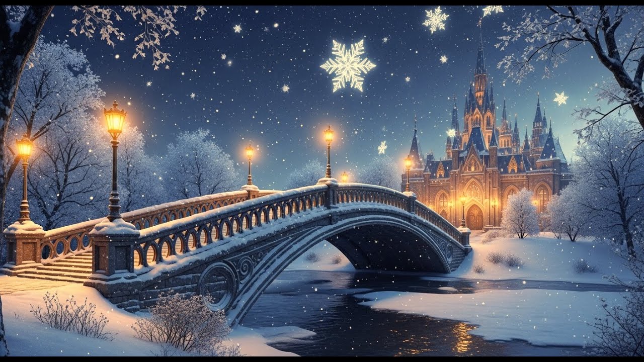The Enchanted Christmas Castles | 4K Journey to Light, Snow, and Winter Warmth