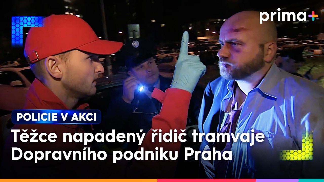 Surové napadení řidiče tramvaje Dopravního podniku Praha | Policie v akci