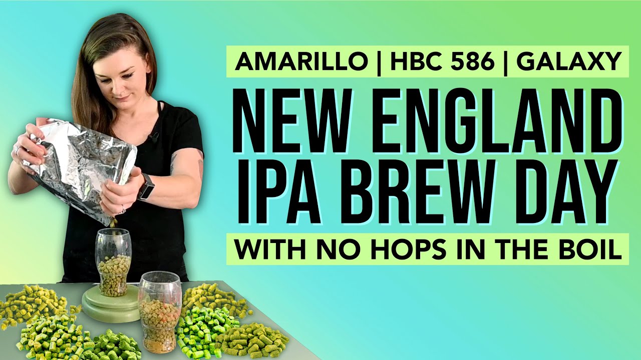New England IPA Full Brew Day (Only Whirlpool & Dryhops: Amarillo, HBC 586, & Galaxy)