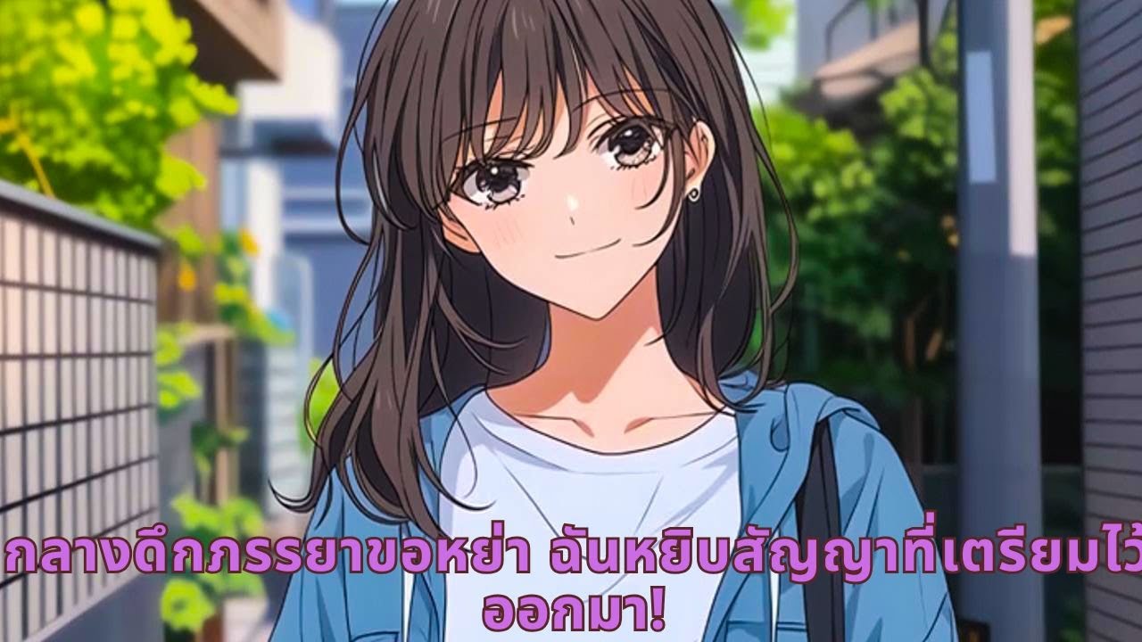 กลางดึกภรรยาขอหย่า ฉันหยิบสัญญาที่เตรียมไว้ออกมา!