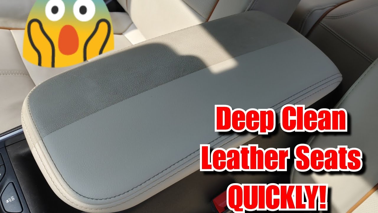 BEST Products To Deep Clean Leather Seats FAST and get AMAZING results!
