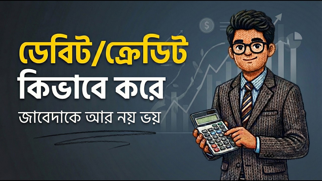 ডেবিট ক্রেডিট নির্ণয়ের সহজ নিয়ম | দুই তরফা দাখিলা পদ্ধতি (SSC/HSC)