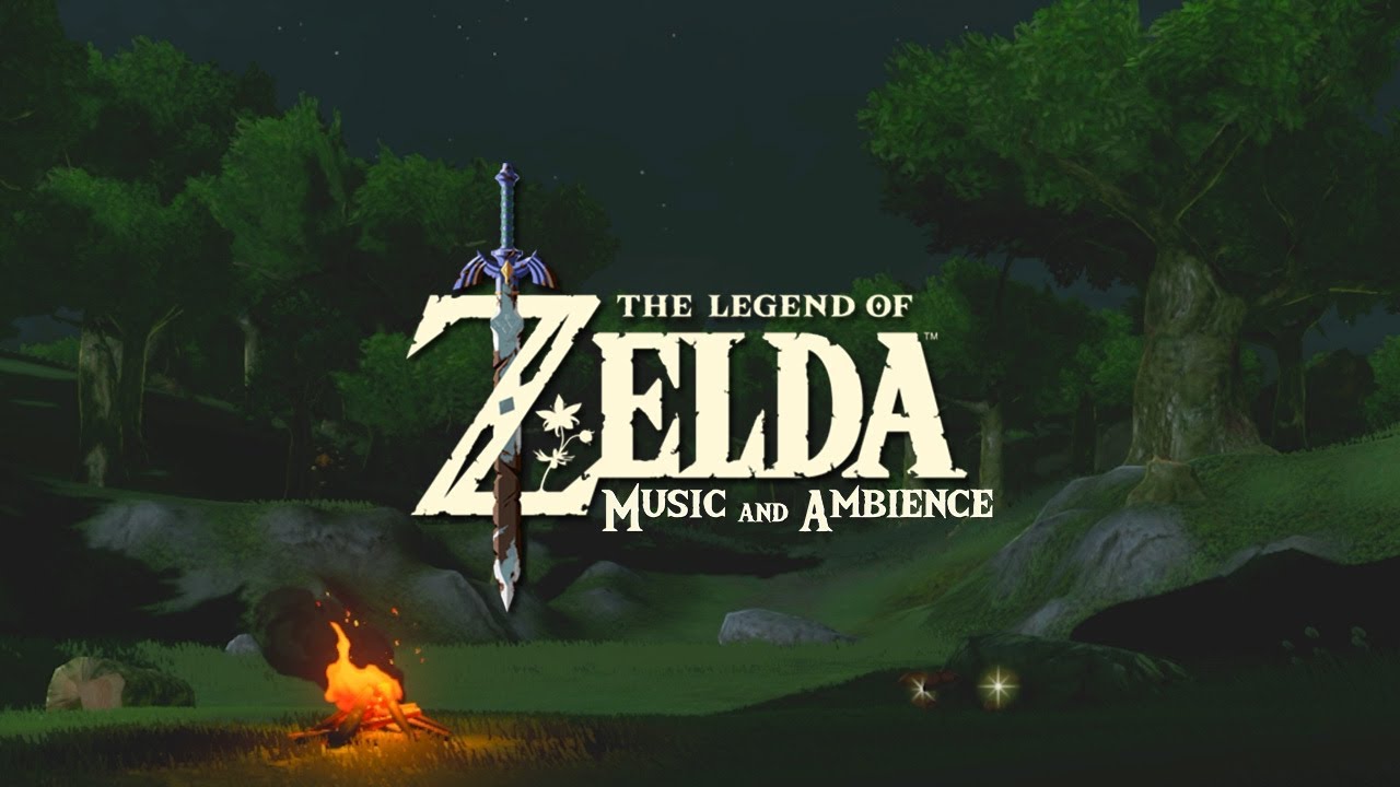 quiet place... Relaxing zelda music with Campfire Ambience to Study or Sleep