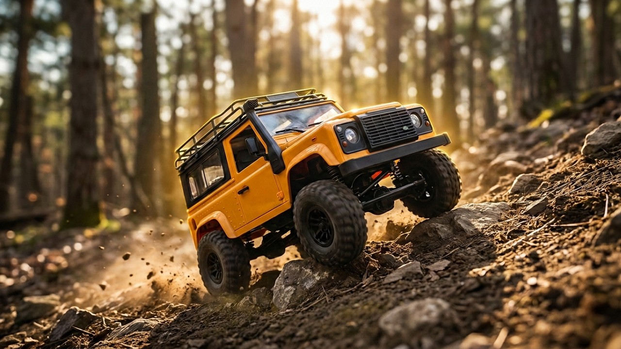 MN-90 1/12 2.4G 4WD Бюджетная Трофи Машина на Радиоуправлении