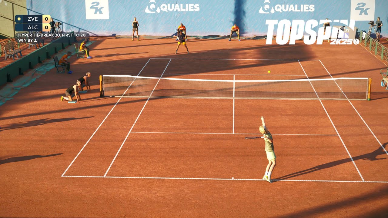 Top Spin 2K25 - Alexander Zverev Vs Carlos Alcaraz I HYPER TIE BREAK I Split Sports Complex (PS5)