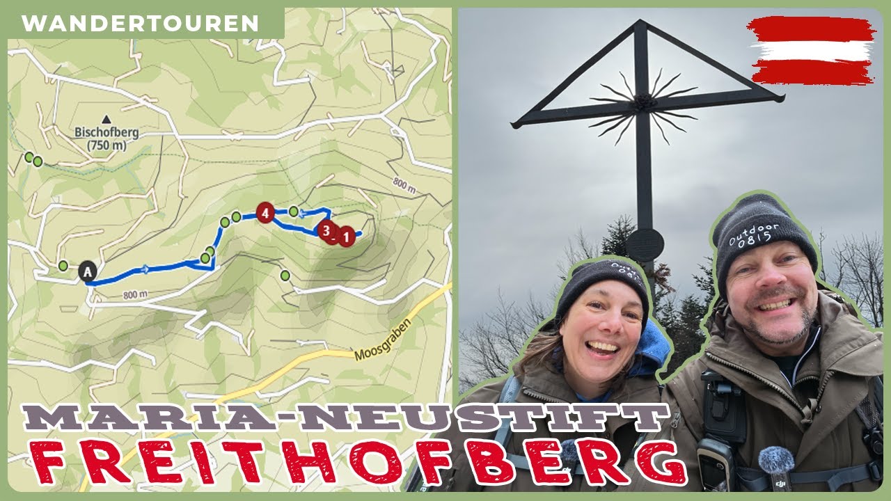Maria Neustift : Wandern zur Freithofberg - Alm und zum Gipfelkreuz