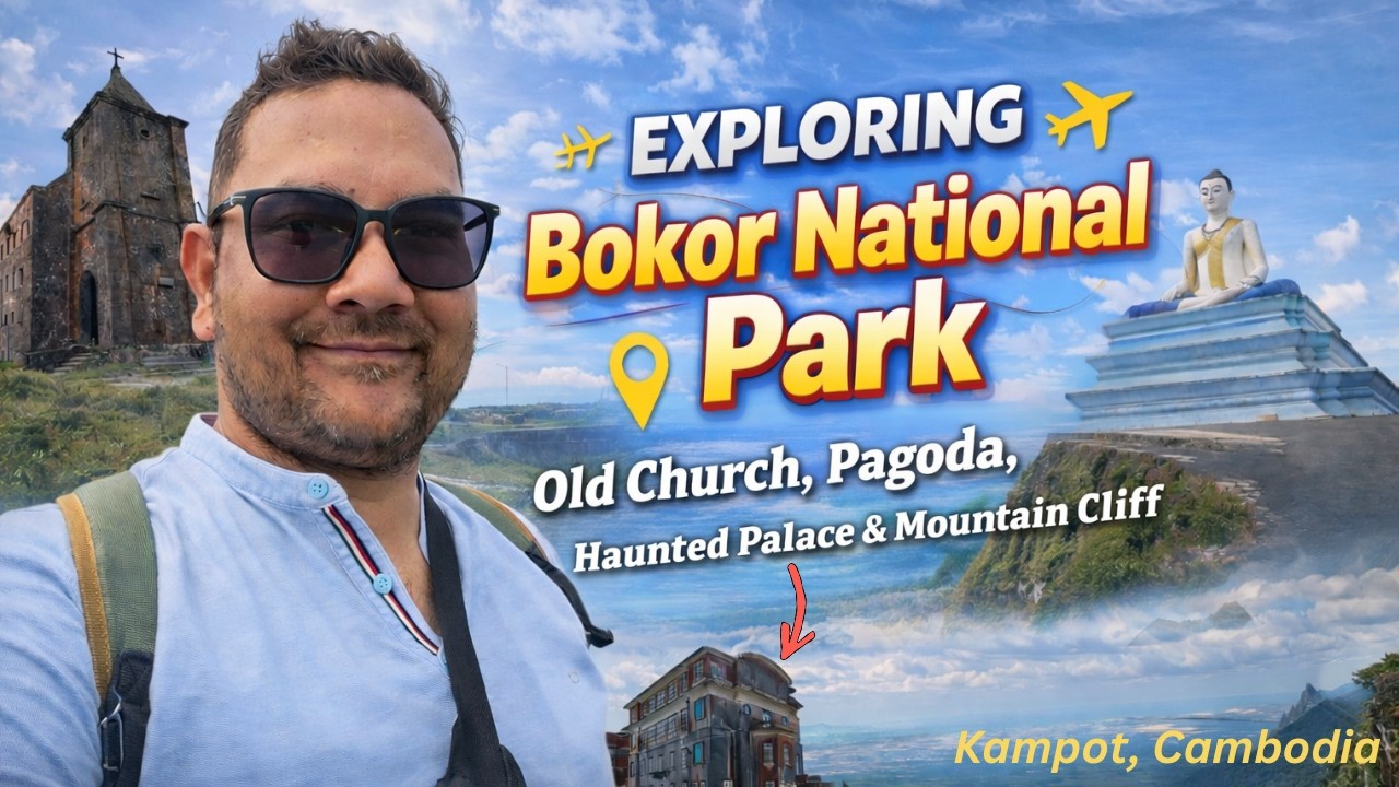 Bokor National Park, Cambodia 🇰🇭 | Haunted Palace, Old Church, Casino & Epic Mountain Cliff Views