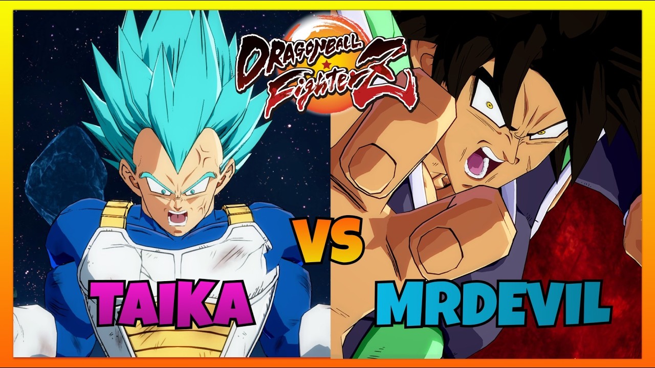 DBFZ - TAIKA vs MRDEVIL gameplays (Blue Vegeta, Janemba, Android 17 vs Gogeta 4, UI Goku, S Broly)