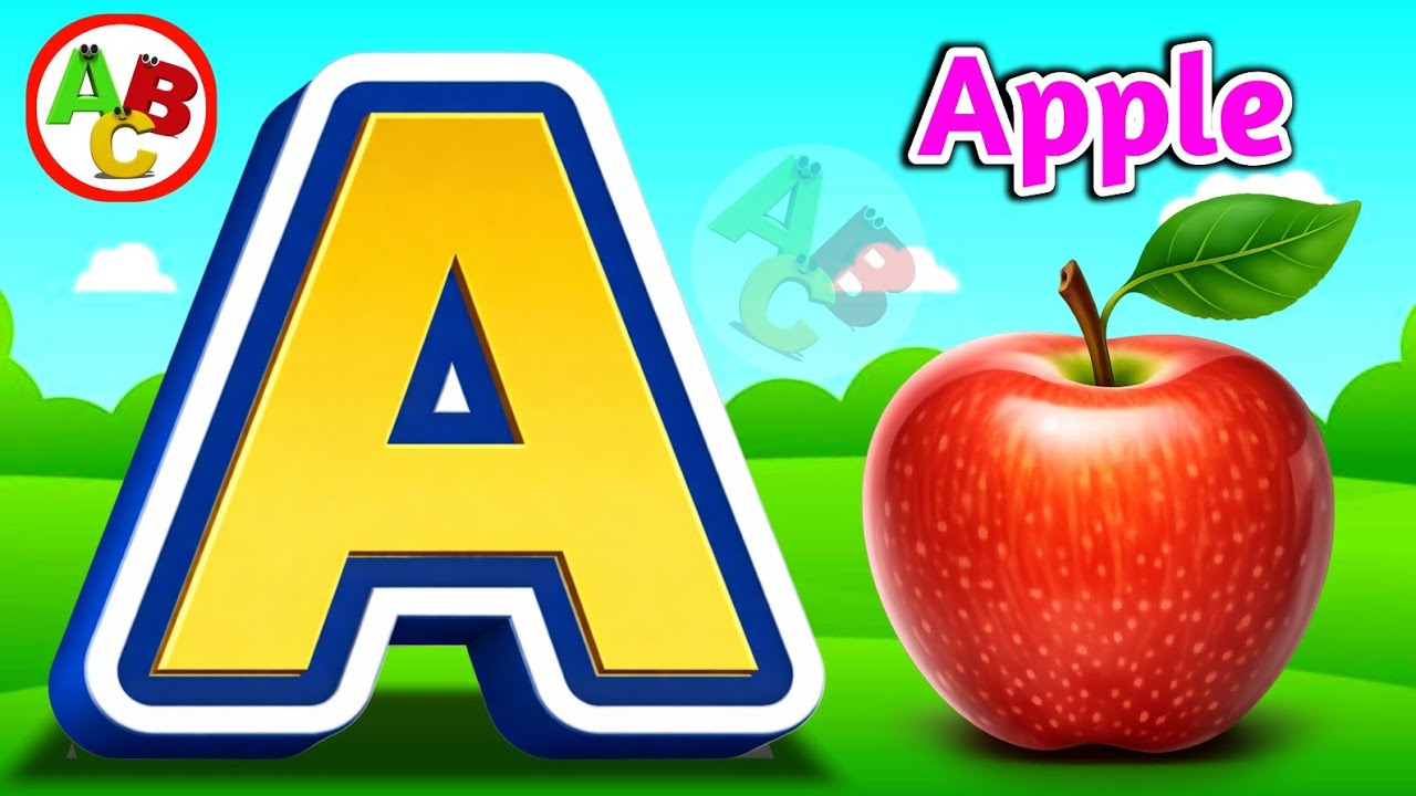 🌈 ABC Song for Toddlers | A for Apple 🍎 | B for Baby 👶 | Fun Phonics Learning | ABC song🌈
